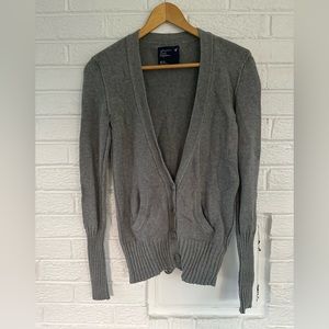 American Eagle Gray Cardigan